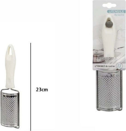 Grattugia-Curva-Manuale-Gratta-Formaggi-Scorza-23cm-Manico-Plastica-Cucina-66167