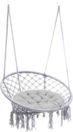 GREDY---sedia-sospesa-rotonda-cm-tondo-80/60x120-h-Grigio-chiaro-Milani-Home