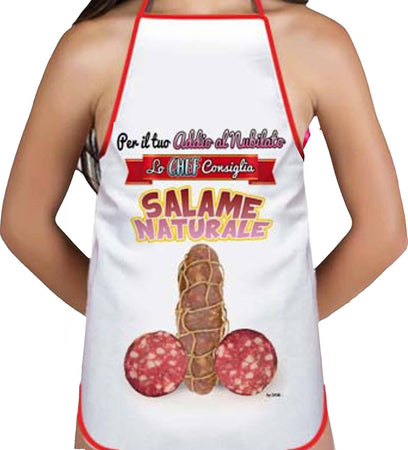 Grembiule Dello Chef Per Il Tuo Addio Al Nubilato Lo Chef Consiglia Salame Naturale Divertente Grembiule Regalo Addio Al Celibato Salute e cura della persona/Erotismo e contraccezione/Sex toys/Gadget per addio al nubilato e al celibato Kondorama - Martinsicuro, Commerciovirtuoso.it