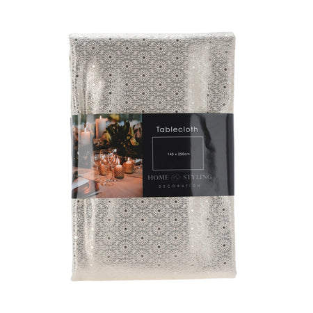Tovaglia natalizia in tessuto per tavola di Natale e festività 145 x 250 cm