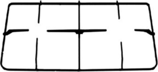 Griglia 2 fuochi cucina a gas Ariston Indesit 44,9 X 23,3 cm. C00042456 - P0270 Casa e cucina/Grandi elettrodomestici/Accessori e parti di ricambio/Ricambi e accessori per piani cottura/Griglie per piani cottura Rossi Ricambi - Venetico Marina, Commerciovirtuoso.it