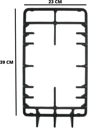 Griglia in ghisa smaltata centrale piano cottura franke 39 x 23 cm Casa e cucina/Grandi elettrodomestici/Accessori e parti di ricambio/Ricambi e accessori per piani cottura/Griglie per piani cottura Rossi Ricambi - Venetico Marina, Commerciovirtuoso.it