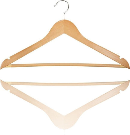 Gruccia Grucce 3 Pezzi Filo Legno Cc6351 Appendi Abiti 44x16cm Vestiti Appendini Soluzioni salvaspazio > Organizer per Armadi Trade Shop italia - Napoli, Commerciovirtuoso.it