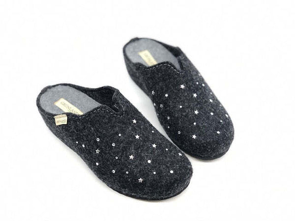 GRUNLAND Ciabatta chiusa donna Gaby Antracite