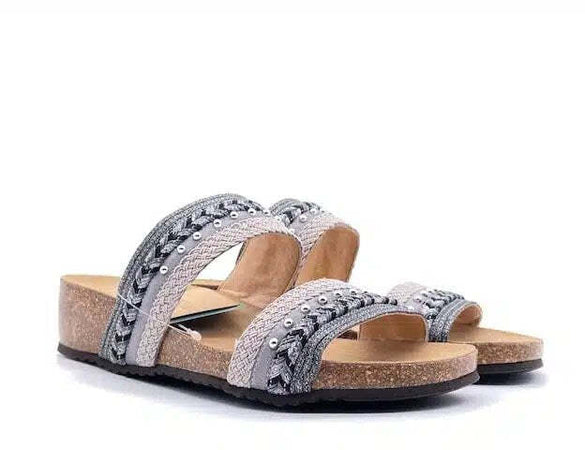 GRUNLAND Ciabatta Donna aperta Memi Canna di Fucile