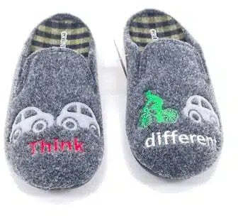 GRUNLAND Ciabatte chiuse uomo LECY THINK DIFFERENT Antracite