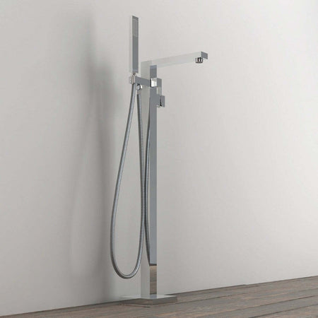 Gruppo Vasca 004 Rubinetto Incasso A Pavimento Per Vasche Free Standing In Ottone Design Fai da te/Attrezzature per cucine e bagni/Attrezzature per bagni/Rubinetti per docce e vasche da bagno e parti/Rubinetti per vasca Ogomondo - Martina Franca, Commerciovirtuoso.it