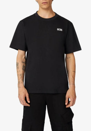 GCDS T-SHIRT LOW BAND LOGO REGULAR T-SHIRT da uomo