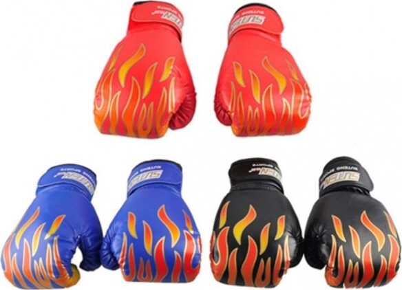 Guanti-Boxe-Kick-Boxing-Guantoni-Pugilato-Muay-Thai-Sport-Da-Ring-Protezione