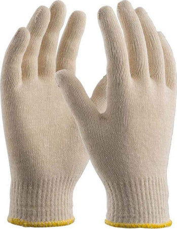 Guanti da lavoro 100% cotone con polsino elastico e filo continuo Fai da te/Sicurezza e protezione/Attrezzature per sicurezza sul lavoro/Guanti/Guanti da lavoro La Zappa - Altamura, Commerciovirtuoso.it