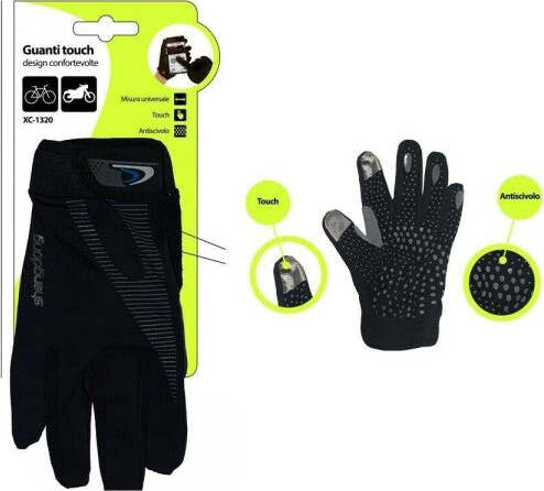 Guanti-Touch-Antiscivolo-Misura-Universali-Per-Moto-Bici-Bicicletta-Xc-1320