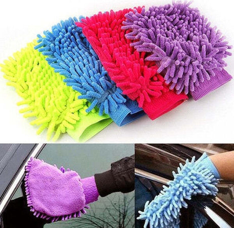 Guanto-Microfibra-Pulizia-Lavaggio-Auto-Cucina-Bagno-Ufficio-Casa-Polvere-Lucida