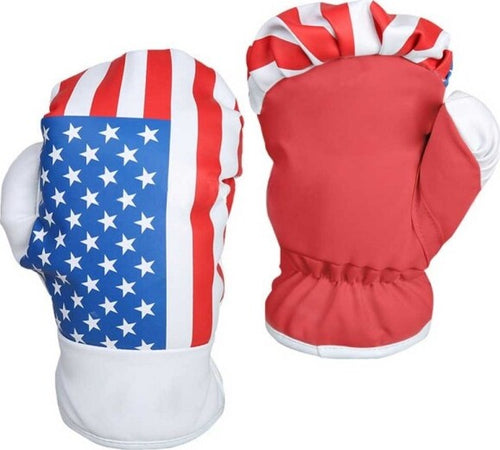 Guantoni-Da-Boxe-Pugilato-Giocattolo-Bambini-America-Stelle-E-Strisce-Plastica