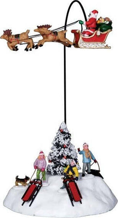 Guarda c'è Babbo Natale! decorazione natalizia per interno con alimentatore incluso Casa e cucina/Decorazioni per interni/Addobbi e decorazioni per ricorrenze/Decorazioni natalizie/Oggettistica MagiediNatale.it - Altamura, Commerciovirtuoso.it