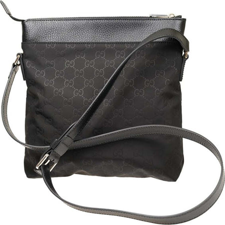 Gucci-Borsello-Messenger-Nero-Uomo-Tessuto-GG-Canvas-e-Pelle-Mod.-510342-K28BN-1000-da-uomo