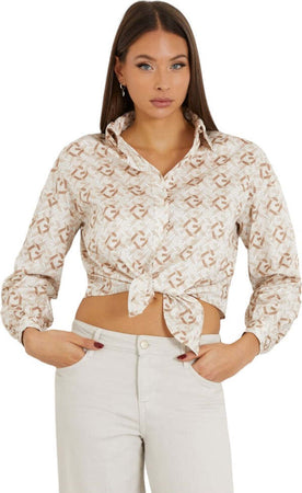 Guess-camicia-beige-DEA-BOWED-W4RH59-WE2Q0