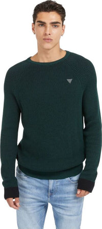 Guess-maglioncino-verde-Alpin-M3BR15-Z38Q1