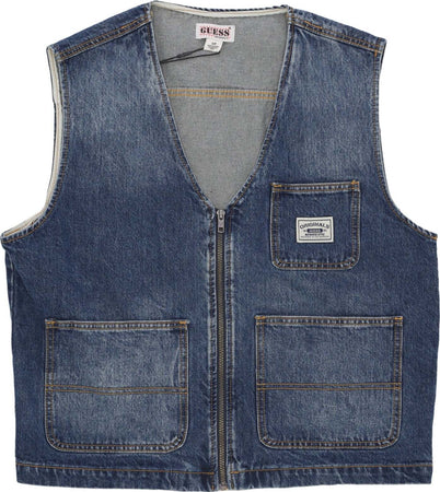 GUESS-ORIGINALS-Smanicato-Uomo-Go-Denim-Vest-Originals-Dark-Wash-da-uomo