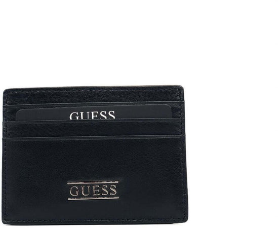 GUESS Porta tessere uomo nero