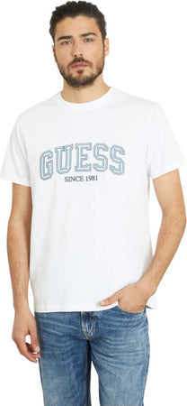 Guess-t-shirt-bianca-logo-College-M4GI62-I3Z14