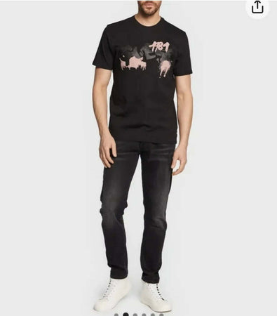 Guess T-shirt Uomo Maglia Cotone Jersey Stretch Logo Moda/Uomo/Abbigliamento/T-shirt polo e camicie/T-shirt Euforia - Bronte, Commerciovirtuoso.it