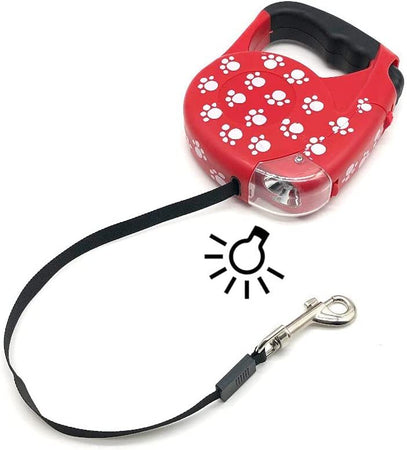 Guinzaglio automatico per cani con torcia fino a 15 kg, 5 m stile retrò Beast