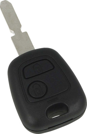 Guscio-Chiave-Telecomando-2-Tasti-Con-Lama-NE78-Batteria-Su-Circuito-Senza-Transponder-Per-Peugeot-106-107-207-407-806-206-Citro-A2Zworld
