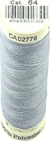 GUTERMANN---100mt---FILO-PER-CUCITO-100%-POLIESTERE---COLORE-ARGENTO-64