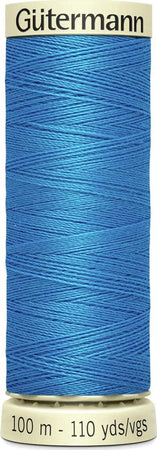GUTERMANN---100mt---FILO-PER-CUCITO-100%-POLIESTERE---COLORE-BLU-BRILLANTE-386