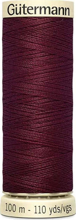GUTERMANN---100mt---FILO-PER-CUCITO-100%-POLIESTERE---COLORE-PRUGNA-369