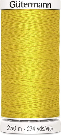 GUTERMANN---250mt---FILO-PER-CUCITO-100%-POLIESTERE---COLORE-GIALLO-ORO-106