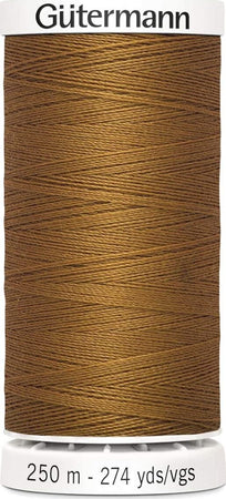GUTERMANN---250mt---FILO-PER-CUCITO-100%-POLIESTERE---COLORE-MARRONE-CARAMELLO-448