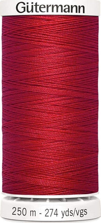 GUTERMANN---250mt---FILO-PER-CUCITO-100%-POLIESTERE---COLORE-ROSSO-CREMISI-156