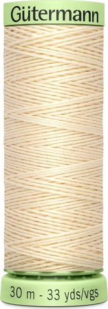 GUTERMANN---30mt---FILO-PER-ASOLE-100%-POLIESTERE---COLORE-CREMA-414