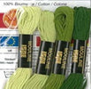 GUTERMANN---4-PEZZI---MATASSINE-DI-FILO-PER-RICAMO-MOULINE---COLORE-MIX-VERDE---4PZx8MT