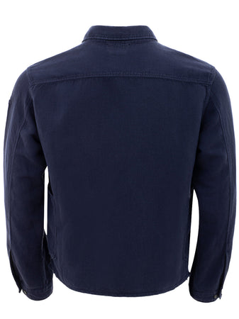 C.P. Company Camicia con Tasche in Misto Lino da uomo