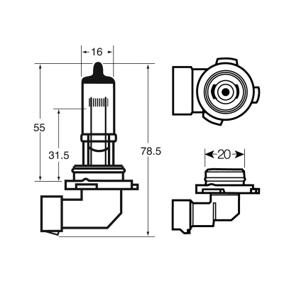 Coppia Lampade 2 H12 9055 PZ20d 53W 12V Alta Luminosità Luci Ricambio XENON Bianco 5000K Jeep Grand Cherokee