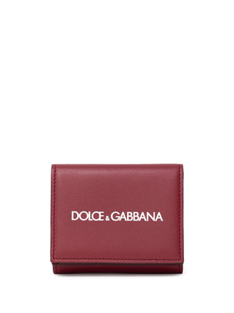 Dolce & Gabbana Mini Portafogli in Pelle Rossa da uomo