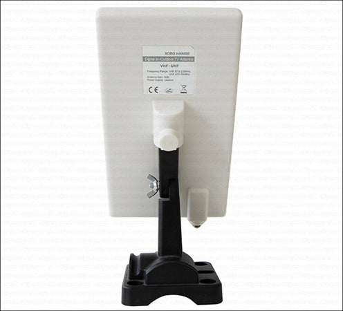 Antenna TV Digitale Terrestre UHF esterna amplificata portatile per camper XORO HAN 600