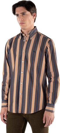 Harmont-&-Blaine-Camicie-Marrone-da-uomo