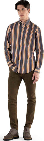 Harmont-&-Blaine-Camicie-Marrone-da-uomo