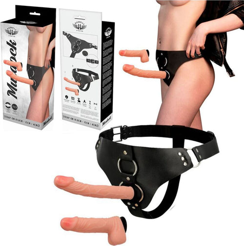 Harness Attraction Strap On Donna Per Lei Doppio Intercambiabile 19,8 + 15 x 4 cm Vibratore Indossabile Da Donna Strap On Salute e cura della persona/Erotismo e contraccezione/Sex toys/Strap-on Kondorama - Martinsicuro, Commerciovirtuoso.it