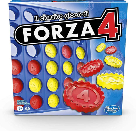 Hasbro Gaming - Forza 4, Gioco In Scatola, Versione 2020 In Italiano, Per Bambini Dai 6 Anni In Su