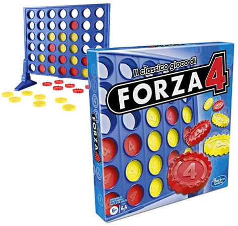 Hasbro Gaming - Forza 4, Gioco In Scatola, Versione 2020 In Italiano, Per Bambini Dai 6 Anni In Su