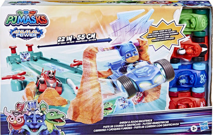 HASBRO-PJ-MASKS-PISTA-LANCIA-AUTO-4-VEICOLI