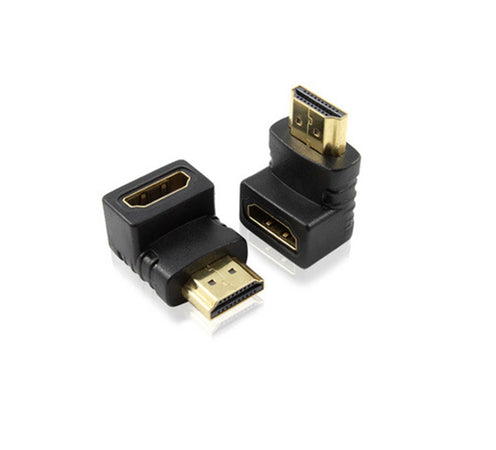 Adattatore HDMI M > HDMI F a 90 gradi