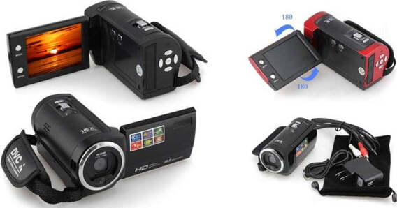 Hdv-107 Videocamera Digitale Fotocamera Hd 720p 16mp Dvr 2,7 ' Tft Schermo Lcd Elettronica/Foto e videocamere/Videocamere Trade Shop italia - Napoli, Commerciovirtuoso.it