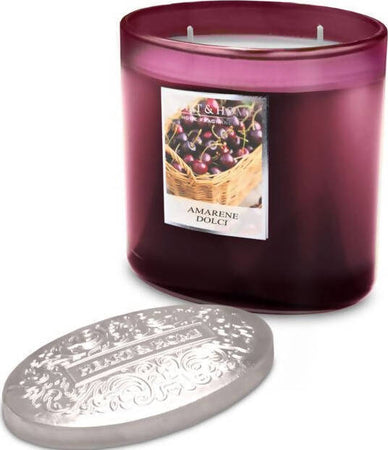 Heart&Home Amarene Dolci Candela di Soia Profumata 2 Stoppini Candele Profumate 230gr. Candela Tiziana non solo gioielli - Civitanova Marche, Commerciovirtuoso.it