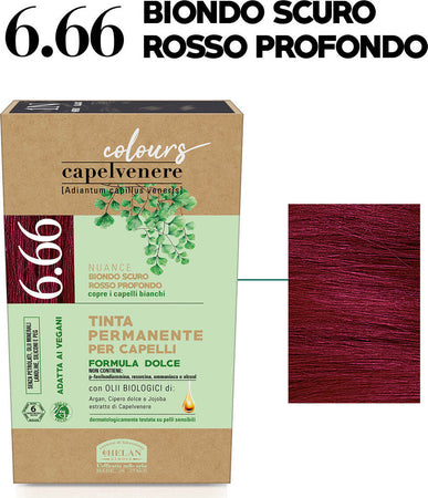 Helan,-Capelvenere-Colours,-6.66,-Biondo-Scuro-Rosso-Profondo,-Tinta-permanente-capelli,-senza-ammoniaca