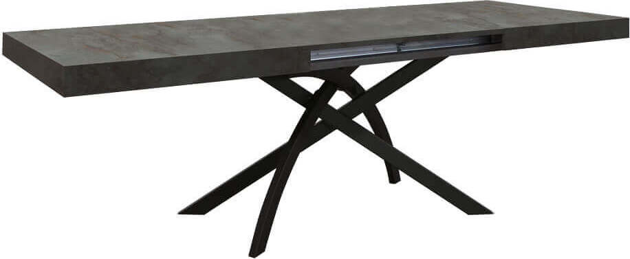 HELIOS---tavolo-da-pranzo-allungabile-cm-90-x-140/180/220-x-77-h-Antracite-Milani-Home